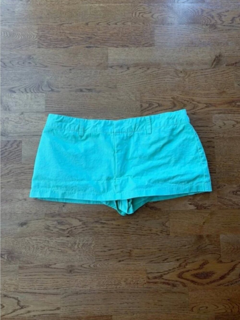 LIONESS Rhode Skort S Lime Green Mini Skirt Shorts Micro Twill Cotton Revolve